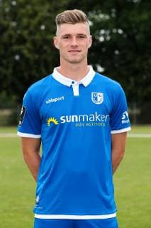 Philipp Harant 1 FC Magdeburg 3 League PortraÌˆttermin 2019 2020 official photo opportunity 1 FC Magdeburg on the training ground at the MDCC Arena in Magdeburg Portrait, Portrait, Germany, Football, Man, Men, GER, 11 07 2019