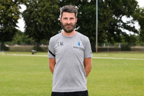 Physiotherapist Tino Meyer 1 FC Magdeburg 3 League PortraÌˆttermin 2019 2020 official photo opportunity 1 FC Magdeburg on the training ground at the MDCC Arena in Magdeburg Portrait, Portrait, Germany, Football, Man, Men, GER, 11 07 2019