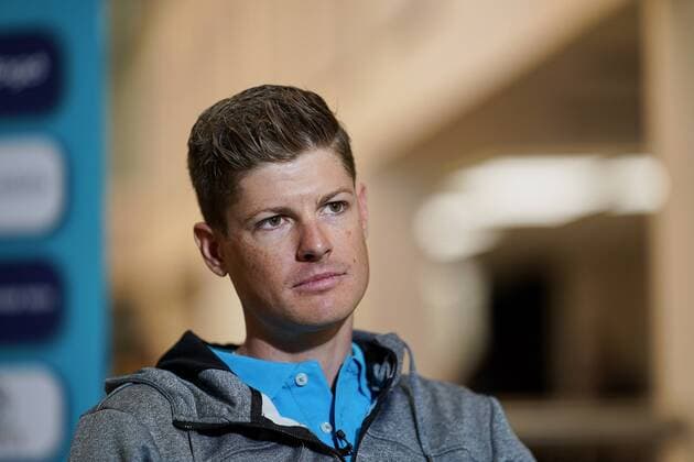 Jakob Fuglsang Astana Jakob Fuglsang (Astana) Astana Pressemode. Tour De France 2019 Bruxelles torsdag den 4 juli 2019. Belgien 