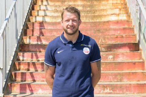 Dirk Orlishausen FC Hansa Rostock 3 Bundesliga, Portrait date 2019 2020, 11 07 2019 FC Hansa Rostock, 3 League, Portrait date 2019 2020, 11 07 2019 Rostock Copyright: xEIBNERx EP_eer