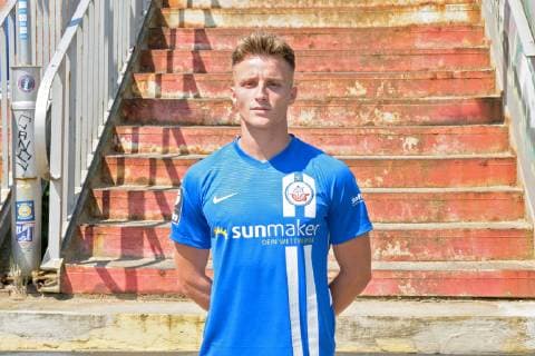 Mirnes Pepic FC Hansa Rostock 3 Bundesliga, Portrait date 2019 2020, 11 07 2019 FC Hansa Rostock, 3 League, Portrait date 2019 2020, 11 07 2019 Rostock Copyright: xEIBNERx EP_eer