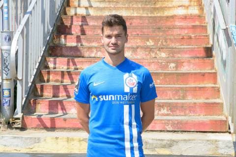 Julian Riedel FC Hansa Rostock 3 Bundesliga, Portrait date 2019 2020, 11 07 2019 FC Hansa Rostock, 3 League, Portrait date 2019 2020, 11 07 2019 Rostock Copyright: xEIBNERx EP_eer