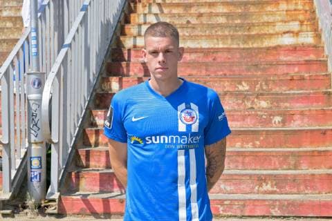 Max Reinthaler FC Hansa Rostock 3 Bundesliga, Portrait date 2019 2020, 11 07 2019 FC Hansa Rostock, 3 League, Portrait date 2019 2020, 11 07 2019 Rostock Copyright: xEIBNERx EP_eer