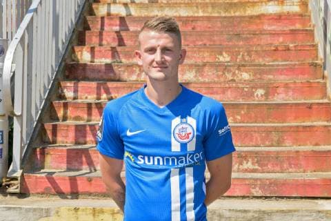 Nico Neidhart FC Hansa Rostock 3 Bundesliga, Portrait date 2019 2020, 11 07 2019 FC Hansa Rostock, 3 League, Portrait date 2019 2020, 11 07 2019 Rostock Copyright: xEIBNERx EP_eer