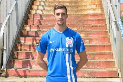 Sven Sonnenberg FC Hansa Rostock 3 Bundesliga, Portrait date 2019 2020, 11 07 2019 FC Hansa Rostock, 3 League, Portrait date 2019 2020, 11 07 2019 Rostock Copyright: xEIBNERx EP_eer