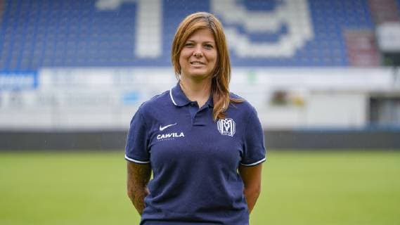 11 07 2019, Hänsch Arena, Meppen, GER, 1 Men, Team of SV Meppen, Ina Stilber Physiotherapist , Meppen Niedersachsen Germany Hänsch Arena