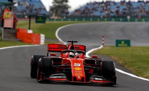 Motorsports: FIA Formula One World Championship, WM, Weltmeisterschaft 2019, Grand Prix of Great Britain, 5 Sebastian Vettel (GER, Scuderia Ferrari Mission Winnow), Silverstone Great Britain