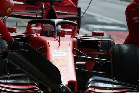 Photo4 LaPresse 12 07 2019 Silverstone, England Grand Prix Formula One England 2019 In the pic: free practice 2, Sebastian Vettel (GER) Scuderia Ferrari SF90  Copyright: xPhoto4 LaPressex