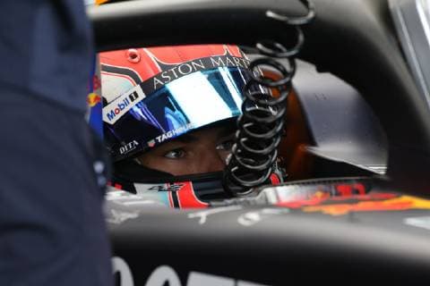 Photo4 LaPresse 12 07 2019 Silverstone, England Grand Prix Formula One England 2019 In the pic: free practice 2, Pierre Gasly (FRA) Redbull Racing RB15  Copyright: xPhoto4 LaPressex
