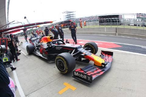 Photo4 LaPresse 12 07 2019 Silverstone, England Grand Prix Formula One England 2019 In the pic: free practice 2, Pierre Gasly (FRA) Redbull Racing RB15  Copyright: xPhoto4 LaPressex