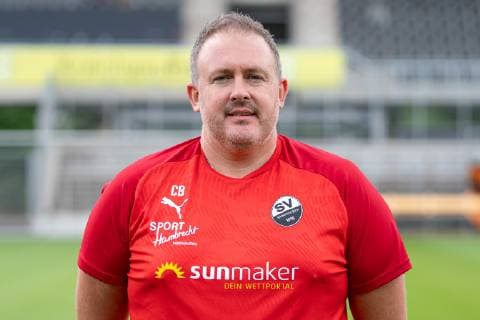 Christian Bieser Physiotherapist SV Sandhausen 2 Bundesliga, portrait date 2019 2020 xozx
