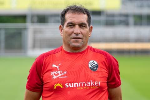 Muhterem Kocaman team coach SV Sandhausen 2 Bundesliga, portrait date 2019 2020 xozx