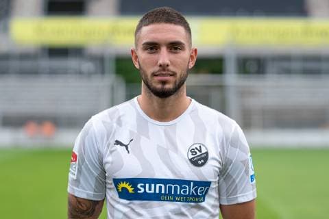 Marlon Frey SV Sandhausen 2 Bundesliga, portrait date 2019 2020 xozx