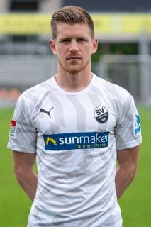 Denis Linsmayer SV Sandhausen 2 Bundesliga, portrait date 2019 2020 xozx