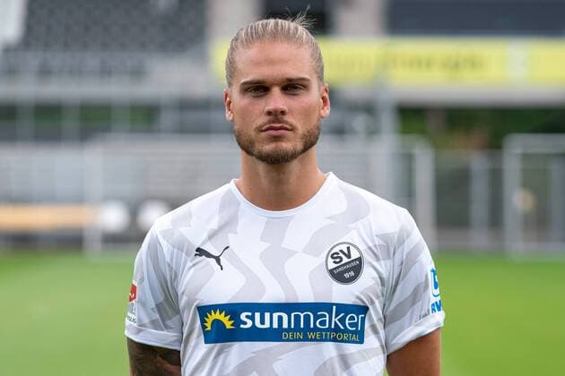 Rurik Gislason SV Sandhausen 2 Bundesliga, portrait date 2019 2020 xozx