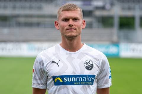 Felix Müller SV Sandhausen 2 Bundesliga, portrait date 2019 2020 xozx