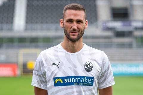 Ivan Paurevic SV Sandhausen 2 Bundesliga, portrait date 2019 2020 xozx