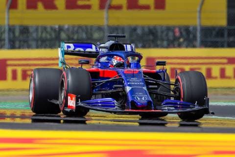 12th June 2019, Silverstone, Northampton, England; F1 Grand Prix of Great Britain, Practice sessions; Daniil Kvyat driving his Red Bull Toro Rosso Honda STR14  ActionPlus12153168 TimxWilliams