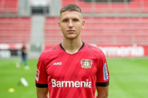 Panagiotis Retsos Bayer 04 Leverkusen 1 BL, portrait date 2019 2020