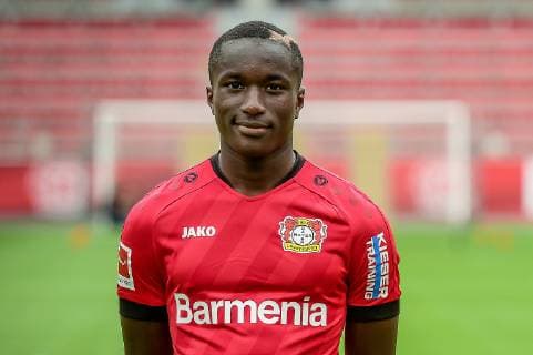 Moussa Diaby Bayer 04 Leverkusen 1 BL, portrait date 2019 2020