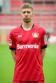 Mitchell Weiser Bayer 04 Leverkusen 1 BL, portrait date 2019 2020