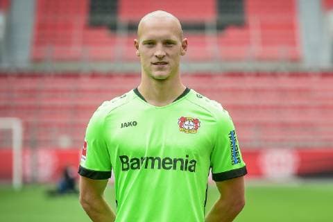 Niklas Lomb Bayer 04 Leverkusen 1 BL, portrait date 2019 2020