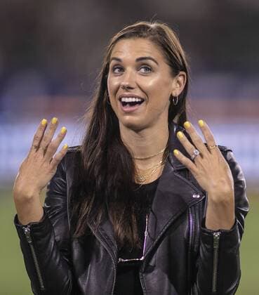 July 12, 2019 - Carson, California, United States of America - Alex Morgan of the United States Women s national team, Nationalteam during halftime at the Los Angeles Galaxy s MLS, Fussball Herren, USA match against San Jose Earthquakes at the Dignity Health Sports Park on Friday July 12, 2019 in Carson, California. LA Galaxy loses to Earthquakes, 3-1. JAVIER ROJAS PI LA Galaxy loses to Earthquakes, 3-1 - ZUMAp124 20190712_zaa_p124_029 Copyright: xJavierxRojas Pix