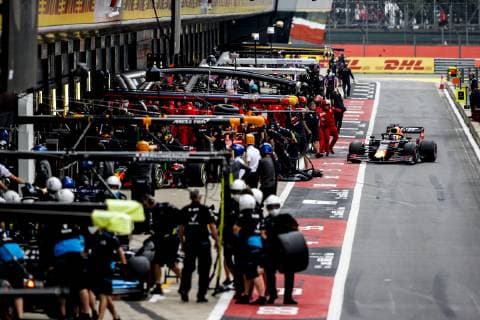 Motorsports: FIA Formula One World Championship, WM, Weltmeisterschaft 2019, Grand Prix of Great Britain, 33 Max Verstappen (NLD, Aston Martin Red Bull Racing), Silverstone Great Britain