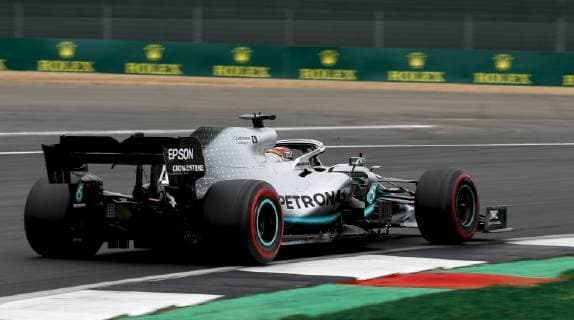 Motorsports: FIA Formula One World Championship, WM, Weltmeisterschaft 2019, Grand Prix of Great Britain, 44 Lewis Hamilton (GBR, Mercedes AMG Petronas Motorsport), Silverstone Great Britain