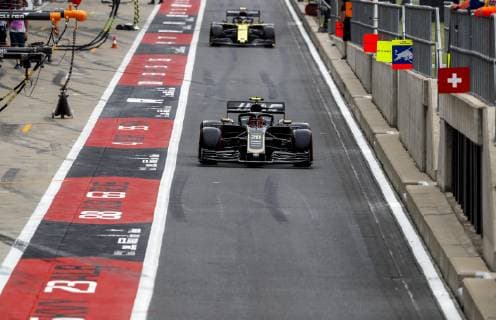 Motorsports: FIA Formula One World Championship, WM, Weltmeisterschaft 2019, Grand Prix of Great Britain, 20 Kevin Magnussen (DEN, Rich Energy Haas F1 Team), Silverstone Great Britain