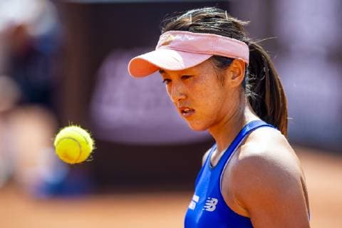 190713 Misaki Doi, Japan, during final match in tennis by Swedish open on July 13, 2019 in Bastad,  Copyright: NICLASxJÖNSSON ST190713AAB0H