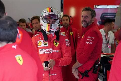 VETTEL Sebastian F1 Team Scuderia Ferrari Formula 1 GP 2019 Silverstone on 13 07 2019 at Silverstone