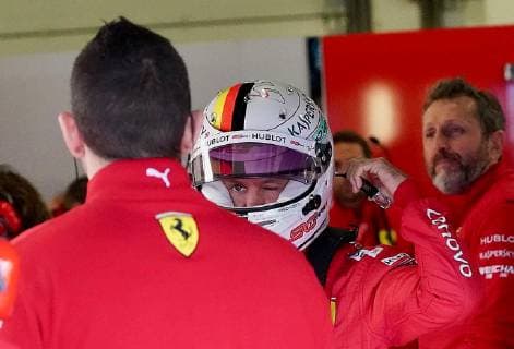 Sebastian Vettel, Scuderia Ferrari, formula 1 GP, Great Britain in Silverstone 13 07 2019 Photo mspb Jerry Andre Sebastian Vettel, formula 1 GP, Great Britain