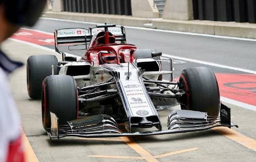 Kimi Raikkonen, Alfa Romeo, F1 Team, formula 1 GP Great Britain at Silverstone 13 07 2019 Photo mspb Jerry Andre Kimi Raikkonen, formula 1 Great Britain