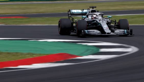Motorsports: FIA Formula One World Championship, WM, Weltmeisterschaft 2019, Grand Prix of Great Britain, 44 Lewis Hamilton (GBR, Mercedes AMG Petronas Motorsport), Silverstone Great Britain