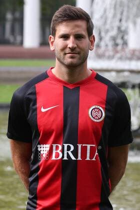 11 07 2019, xjhx, Football 2 Bundesliga, SV Wehen Wiesbaden Team photo Portrait date Photo date 2019 2020 emspor, v l Niklas Dams DFL DFL DFB REGULATIONS PROHIBIT ANY USE OF PHOTOGRAPHS as IMAGE SEQUENCES and or QUASI VIDEO Wiesbaden