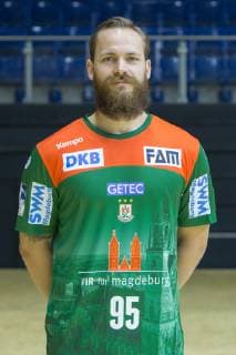 14 07 2019, xtgx, Handball Liqui Moli Bundesliga, SC Magdeburg Photography emspor, v l Moritz Preuss Portrait, Portraet, Single picture GETEC Arena