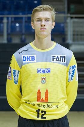 14 07 2019, xtgx, Handball Liqui Moli Bundesliga, SC Magdeburg Photography emspor, v l Tobias Thulin Portrait, Portrait, Single picture GETEC Arena
