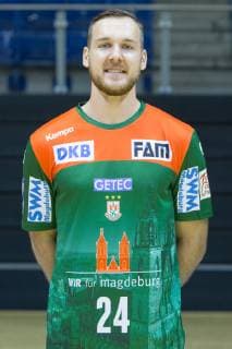 14 07 2019, xtgx, Handball Liqui Moli Bundesliga, SC Magdeburg Photography emspor, v l Christian O Sullivan Portrait, Portrait, Single Picture GETEC Arena