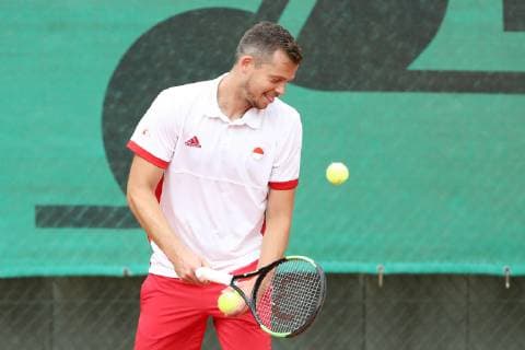 Sport RW Cologne Tennis Bundesliga Adam Pavlasek 14 07 2019 Picture
