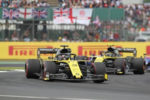 Photo4 LaPresse 14 07 2019 Silverstone, England Grand Prix Formula One England 2019 In the pic: race, Daniel Ricciardo (AUS) Renault Sport F1 Team RS19  Copyright: xPhoto4 LaPressex