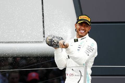Motorsports: FIA Formula One World Championship, WM, Weltmeisterschaft 2019, Grand Prix of Great Britain, 44 Lewis Hamilton (GBR, Mercedes AMG Petronas Motorsport), Silverstone Great Britain