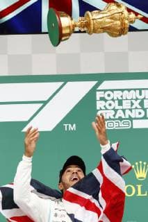Motorsports: FIA Formula One World Championship, WM, Weltmeisterschaft 2019, Grand Prix of Great Britain, 44 Lewis Hamilton (GBR, Mercedes AMG Petronas Motorsport), Silverstone Great Britain