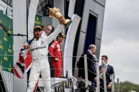 Motorsports: FIA Formula One World Championship, WM, Weltmeisterschaft 2019, Grand Prix of Great Britain, 44 Lewis Hamilton (GBR, Mercedes AMG Petronas Motorsport), Silverstone Great Britain