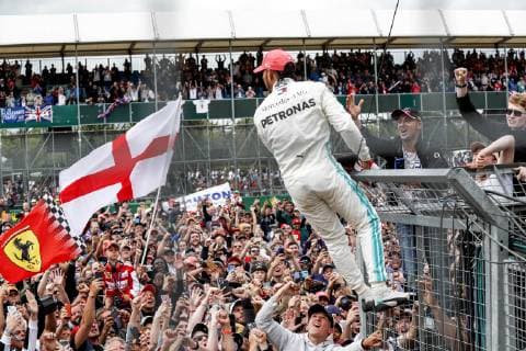Motorsports: FIA Formula One World Championship, WM, Weltmeisterschaft 2019, Grand Prix of Great Britain, 44 Lewis Hamilton (GBR, Mercedes AMG Petronas Motorsport), Silverstone Great Britain
