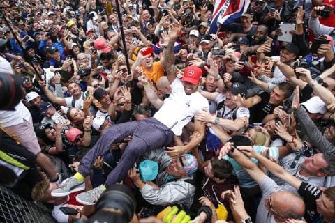 Motorsports: FIA Formula One World Championship, WM, Weltmeisterschaft 2019, Grand Prix of Great Britain, 44 Lewis Hamilton (GBR, Mercedes AMG Petronas Motorsport), Silverstone Great Britain