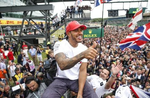 Motorsports: FIA Formula One World Championship, WM, Weltmeisterschaft 2019, Grand Prix of Great Britain, 44 Lewis Hamilton (GBR, Mercedes AMG Petronas Motorsport), Silverstone Great Britain