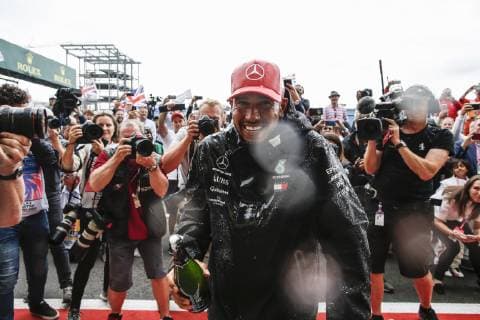 Motorsports: FIA Formula One World Championship, WM, Weltmeisterschaft 2019, Grand Prix of Great Britain, 44 Lewis Hamilton (GBR, Mercedes AMG Petronas Motorsport), Silverstone Great Britain
