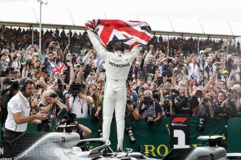 Motorsports: FIA Formula One World Championship, WM, Weltmeisterschaft 2019, Grand Prix of Great Britain, 44 Lewis Hamilton (GBR, Mercedes AMG Petronas Motorsport), Silverstone Great Britain