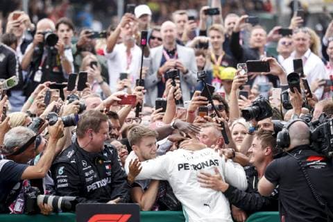 Motorsports: FIA Formula One World Championship, WM, Weltmeisterschaft 2019, Grand Prix of Great Britain, 44 Lewis Hamilton (GBR, Mercedes AMG Petronas Motorsport), Silverstone Great Britain